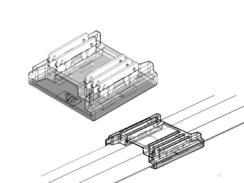 Mufe / Conectori bandă led - Conector banda LED COB RGBW 12MM max 4A 5 pini