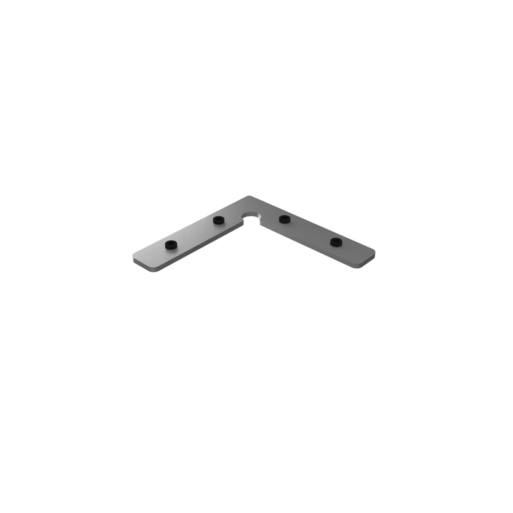 Conector colt profil LED Shadow GAP 45 grade  scafa GRI 2 metri