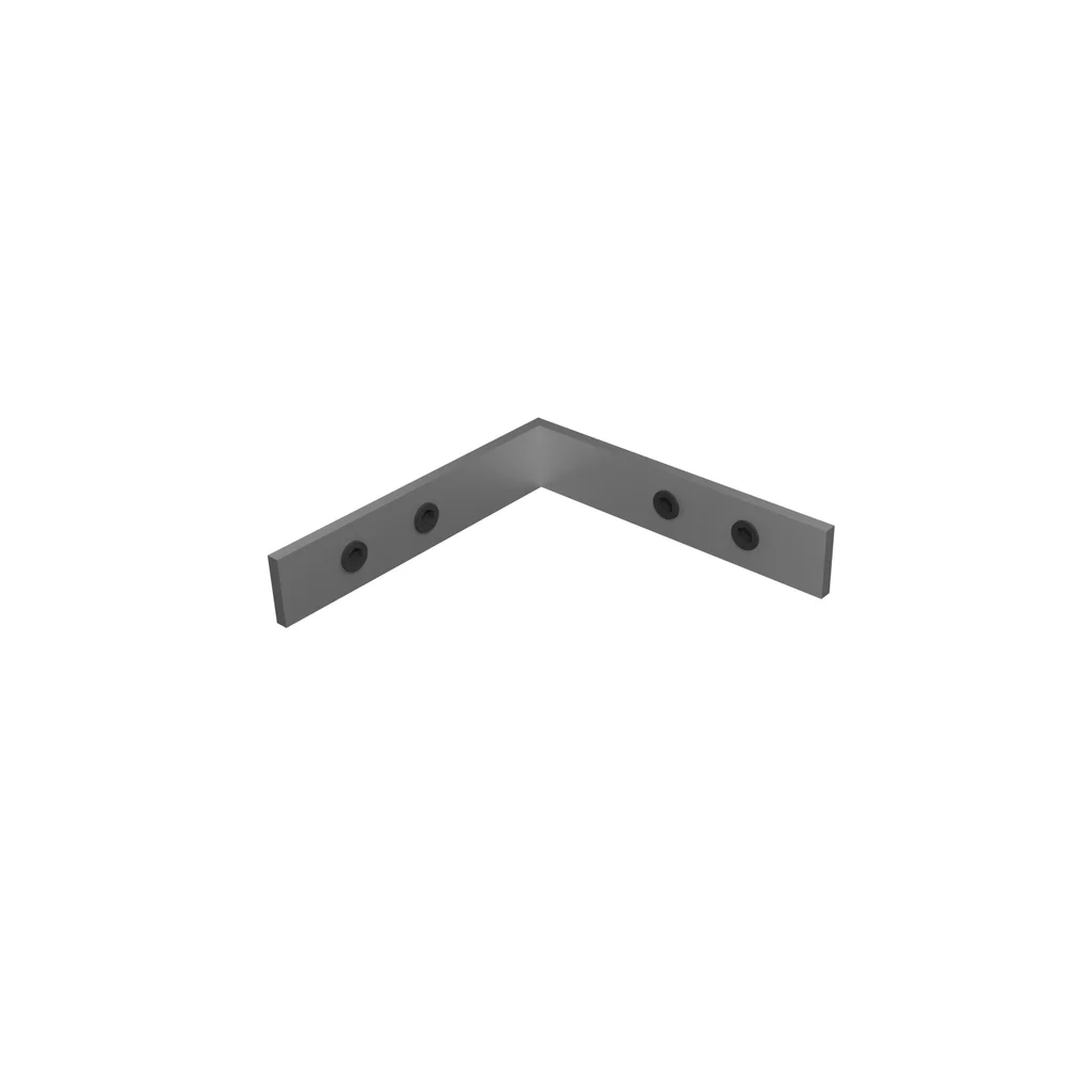 Profile Banda Led - Conector tavan-perete profil LED Shadow GAP 45 grade  scafa GRI 2 metri
