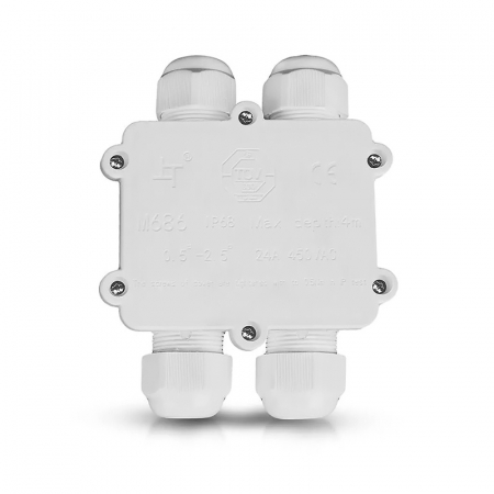 CONECTOR TERMINAL 4PINI 8-12MM IP68 - ALB [1]