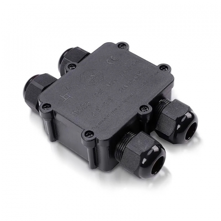 CONECTOR TERMINAL 4PINI 8-12MM IP68 - NEGRU [1]