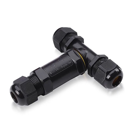 ELECTRICE - CONECTOR TERMINAL T 8-12MM IP68 - NEGRU