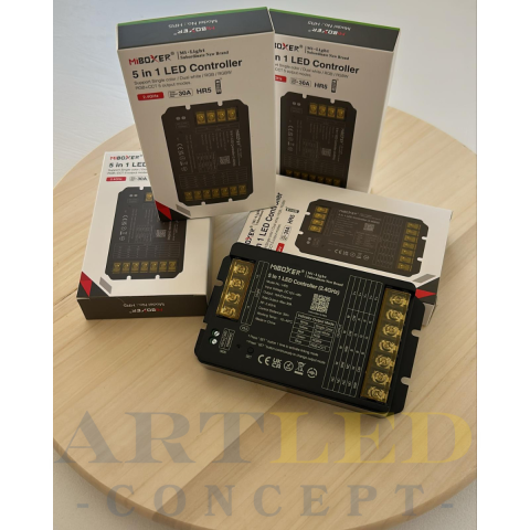 Controler LED MIBOXER HR5 5in1, 2.4GHz Max 30A 12-48V [1]