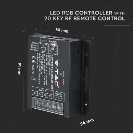 CONTROLLER BANDA LED RGB 20 BUTOANE [6]