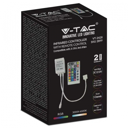 CONTROLLER BANDA LED RGB + ALB 26 BUTOANE [2]