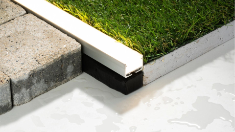 Banda LED 24V - Corp de iluminat pentru exterior pavaj/beton, LED prefabricat, 2m lungime, 20 W, ermetic, IP68, IK10