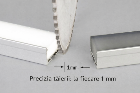 Corp de iluminat pentru exterior pavaj/beton, LED prefabricat, 3m lungime, 30 W, ermetic, IP68, IK10 [6]