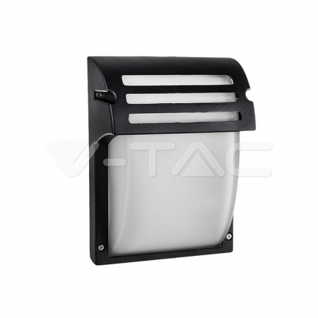 Corp iluminat exterior casa / gradina - CORP ILUMINAT APLICABIL PE PERETE MAX 40W IP44 NEGRU