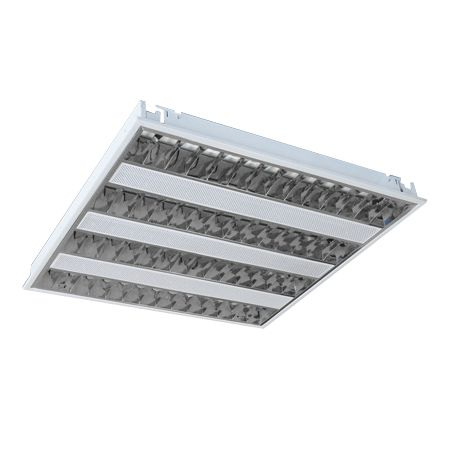 ILUMINAT  TEHNIC/PROFESIONAL - CORP ILUMINAT CU RASTRU CU NEON T5, 4X14W, ELECTRONIC,
