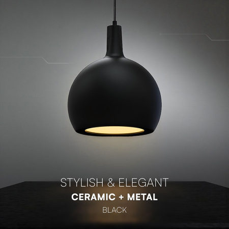 CORP ILUMINAT CU SOCLU E27 280X218MM - NEGRU [4]