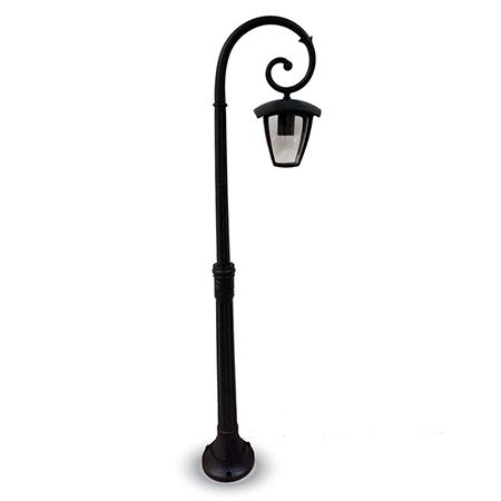 Corp iluminat exterior casa / gradina - CORP ILUMINAT GRADINA NEGRU IP44 E27 136CM