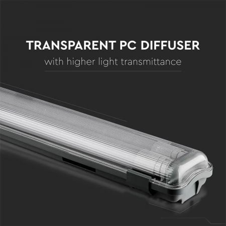 Corp iluminat industrial, 120cm, 36W, IP65, 4000K, alb neutru, V-TAC, SKU-6387 [4]