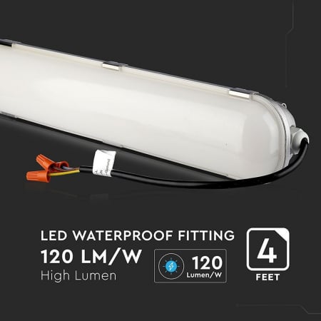 Corp iluminat led 120cm, 60w, 120lm/w, 4000k, alb neutru, ip65, V-TAC 21678 [13]