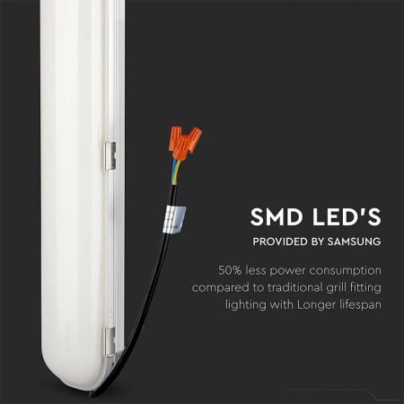 Corp iluminat led, 150cm, 70w, ip65, 6500k, alb rece, cip samsung, V-TAC 21677 [2]