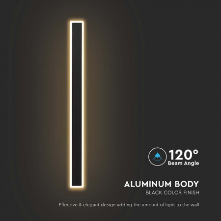 Corp iluminat led, 17w, 4000k, ip65, negru, V-TAC 6831 [5]