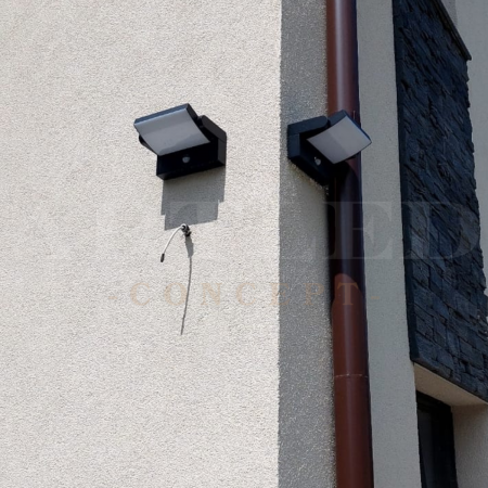 CORP ILUMINAT LED 17W CU SENSOR IP65 - NEGRU [1]