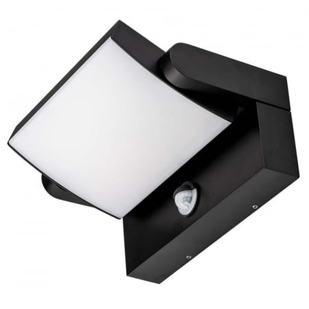 Corp iluminat exterior casa / gradina - CORP ILUMINAT LED 17W CU SENSOR IP65 - NEGRU