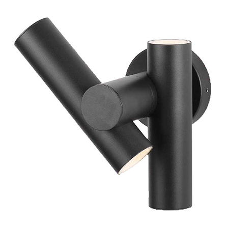 ILUMINAT EXTERIOR - CORP ILUMINAT LED 2 CAI 6W 600LM 3000K IP44 - NEGRU