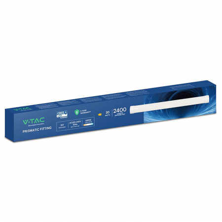 CORP ILUMINAT LED 20W 60CM 120LM/W 6500K ALB RECE, CIP CREE [4]