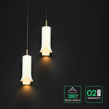 CORP ILUMINAT LED 2X5W 3000K 2000X1770MM - ALB [5]