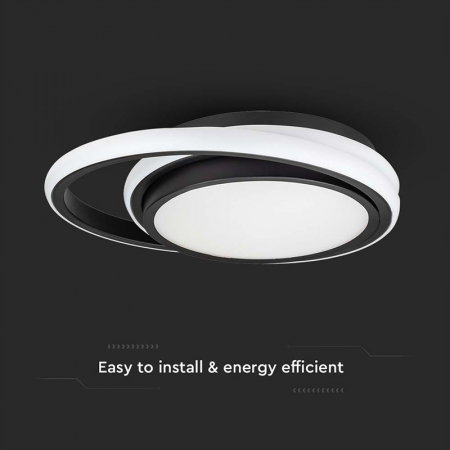 Corp iluminat led, 38w, 3in1, negru, V-TAC 6920 [3]