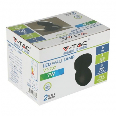 CORP ILUMINAT LED 7W IP65 3000K - NEGRU [8]