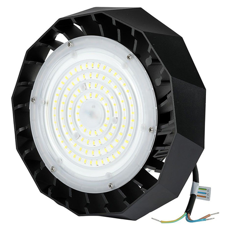 ILUMINAT  TEHNIC/PROFESIONAL - Corp iluminat led industrial 100w 120lm/w 4000k cip samsung - negru V-tac
