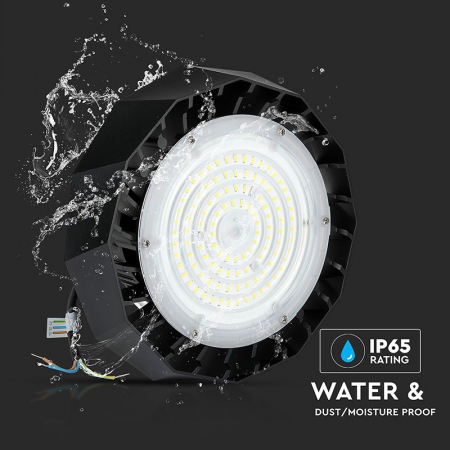Corp iluminat led industrial 100w 120lm/w 4000k cip samsung - negru V-tac [13]