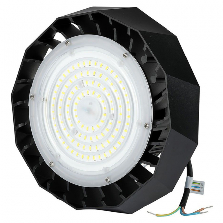 Corp iluminat led industrial 100w 120lm/w 4000k cip samsung - negru V-tac [1]