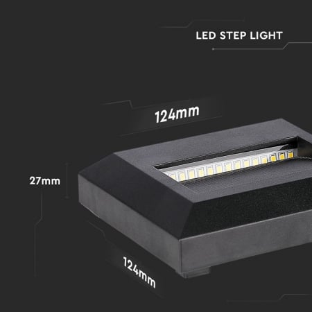 Corp iluminat LED pentru scări, 2W, 3000K, alb cald, V-TAC 211323 [11]