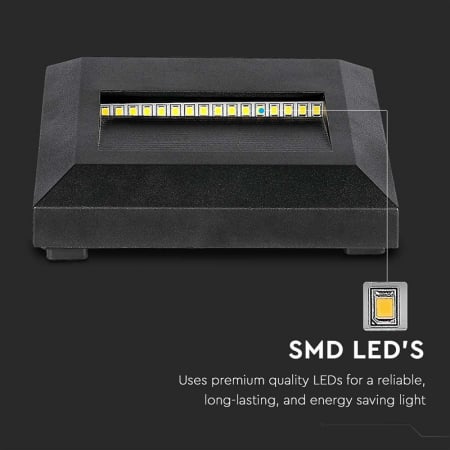Corp iluminat LED pentru scări, 2W, 3000K, alb cald, V-TAC 211323 [12]