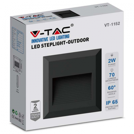 Corp iluminat led pentru scari, 2w, 4000k, alb neutru, V-TAC 211322 [10]