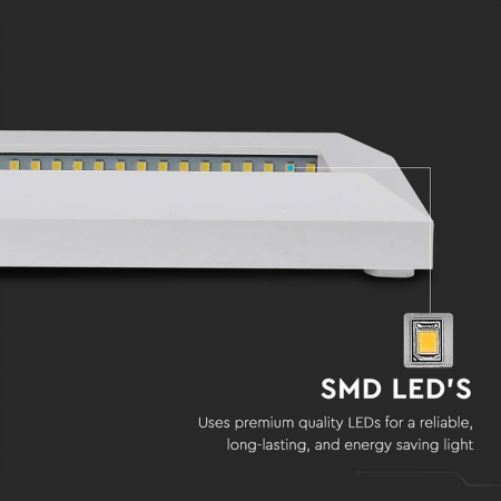 Corp iluminat led pentru scari, 3w, 4000k, alb neutru, alb, V-TAC 211326 [9]