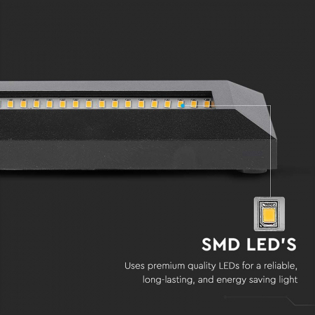 Corp iluminat led pentru scari, 3w, 4000k, alb neutru, negru, V-TAC 211328 [8]