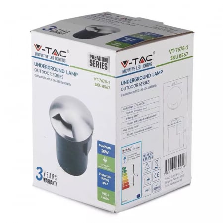 Corp iluminat, model ingropat, soclu MR16, V-TAC 8567 [4]