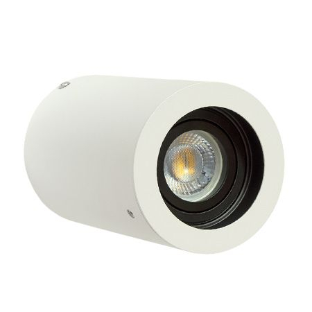 Spot / Corp spot GU10/MR16 - Corp iluminat montaj perete, soclu GU10, rotund, alb, V-TAC