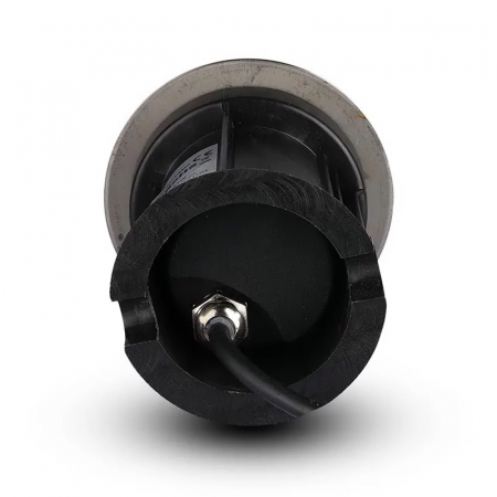 Corp iluminat montaj podea/ingropat GU10, IP65, otel rotund negru, V-TAC [7]
