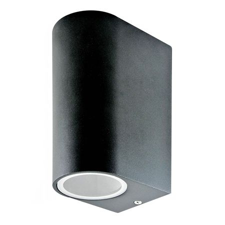 Corp iluminat exterior casa / gradina - CORP ILUMINAT SOCLU 2XGU10 IP44 - NEGRU
