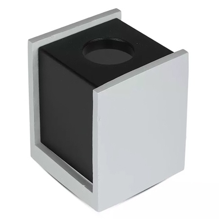 Spot / Corp spot GU10/MR16 - Corp iluminat, soclu GU10, negru/gri, V-TAC 3143