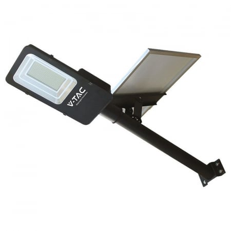 Lampa led  stradala hybrid cu panou solar 50w 6500k V-TAC 23579 incarcare solara/retea [1]