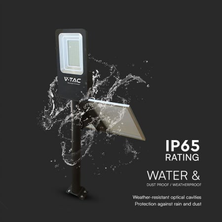 Lampa led  stradala hybrid cu panou solar 50w 6500k V-TAC 23579 incarcare solara/retea [8]
