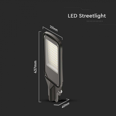 CORP ILUMINAT STRADAL LED 100W 6500K - NEGRU [2]