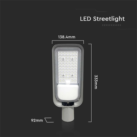 CORP ILUMINAT STRADAL LED 30W 4000K IP65 - GRI [2]