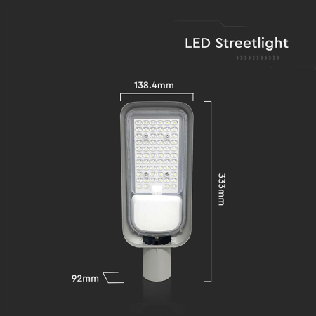 CORP ILUMINAT STRADAL LED 30W 6500K - GRI [2]