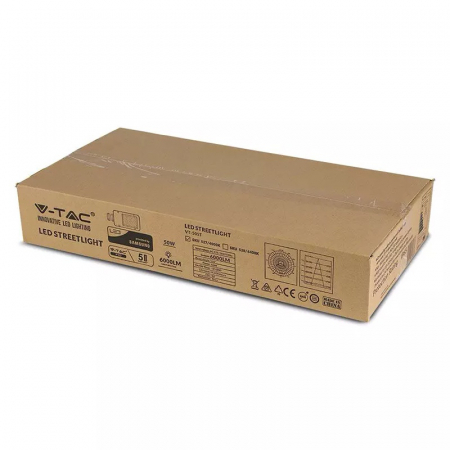 CORP ILUMINAT STRADAL LED 50W 6400K ALB RECE CIP SAMSUNG [6]
