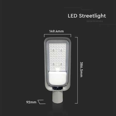 CORP ILUMINAT STRADAL LED 50W 6500K - GRI [2]