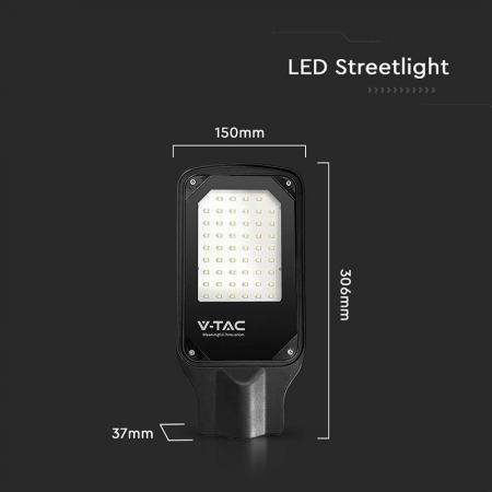 CORP ILUMINAT STRADAL LED 50W 6500K - NEGRU [2]
