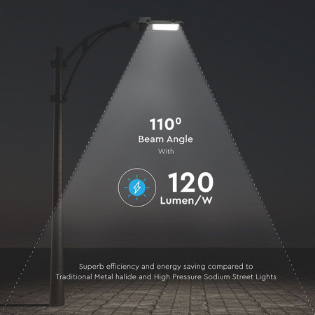 Corp iluminat stradal LED, 50W, A++, 4000K, alb rece, cip Samsung, V-TAC, SKU-527 [2]