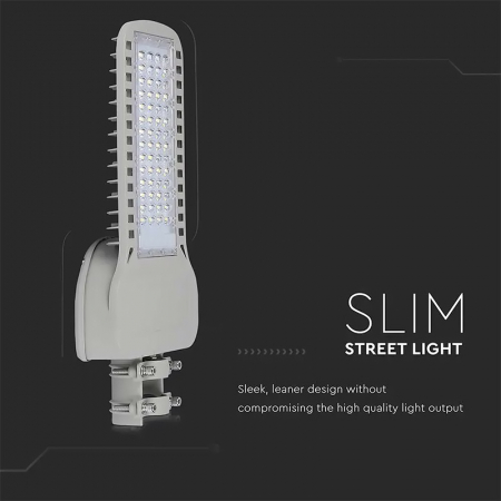 Corp iluminat stradal slim LED, 100W, 135LM/W, 4000K, cip Samsung, V-TAC, SKU-21960 [3]