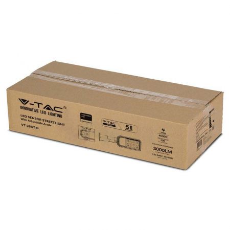 CORP ILUMINAT STRADAL SLIM LED 30W CU SENZOR 4000K CIP SAMSUNG [12]